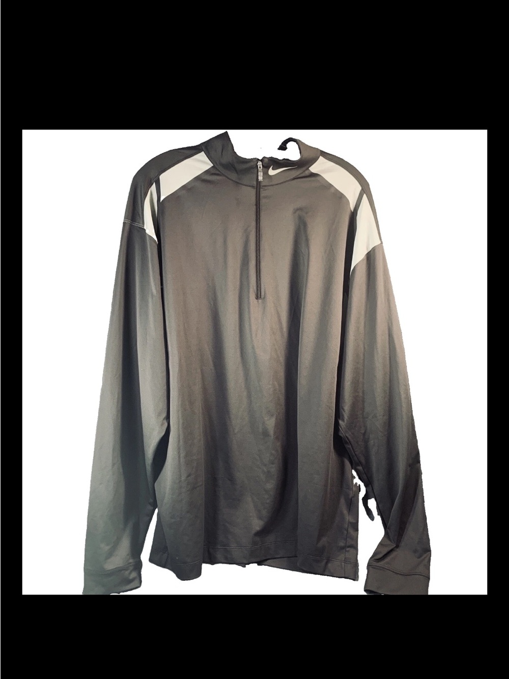 Nike Golf Dri-Fit Quarter Zip Men Long Sleeve Shirt Size XL 360200-069